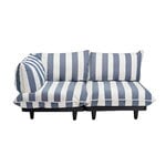 Paletti sohva, 2 osaa, vasen, raidallinen ocean blue