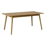 Dining tables, C35B dining table, 160 x 82 cm, lacquered oak, Natural