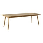 Dining tables, C35C dining table, 220 x  95 cm, lacquered oak, Natural
