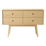 Sideboards & dressers, F22 Butler dresser, low, lacquered oak, Natural
