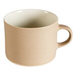 Cups & mugs, Kahvi cup, L, sand - white, Beige