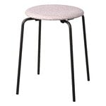 Dot stool, white - purple - graphite