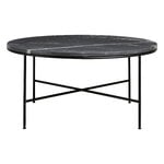 Tables basses, Table basse Planner MC300, circulaire, noir - marbre anthracite, Noir