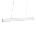 Pendant lamps, Vuelta pendant, 100 cm, white - brass, White