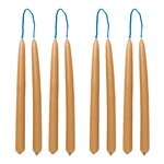 ferm LIVING Dipped candle, 8 pcs, 1,2 cm, straw