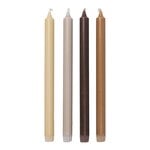 ferm LIVING Bougies Pure, lot de 4, calme