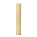 Pure advent candle, pale yellow