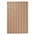 Wollteppiche, Calm Kelim Teppich, 140 x 200 cm, dunkles Sandbeige - Cremeweiß, Beige