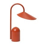 ferm LIVING Arum portable lamp, oxide red