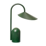 ferm LIVING Lampada portatile Arum, verde erba