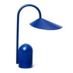 ferm LIVING Lampada portatile Arum, blu acceso