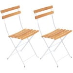 Fermob Bistro Naturel silla, 2 uds, blanco algodón