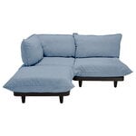 Terassisohvat, Paletti sohva, 3 osaa, vasen, storm blue, Vaaleansininen
