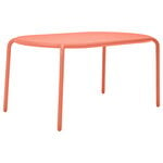 Patio tables, Toní Tavolo table, tangerine, Orange