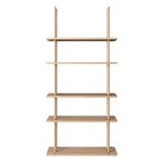 Wall shelves, Bond FC1061 shelf, lacquered oak, Natural