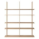 Wall shelves, Bond FC2061 shelf, lacquered oak, Natural