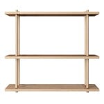 Wall shelves, Bond W103 shelf, lacquered oak, Natural