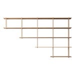 Wall shelves, Bond W405 shelf, lacquered oak, Natural