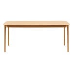 Figurine dining table, lacquered oak