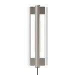 Wall lamps, Eiffel Double wall lamp, 50 cm, stainless steel, Silver