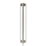 Wall lamps, Eiffel Double wall lamp, 100 cm, stainless steel, Silver