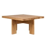 Coffee tables, Farmhouse coffee table, square 70 x 70 cm, natural oak, Natural