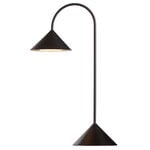 Frandsen Grasp, portabel bordslampa, 47 cm, mattsvart