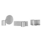 Frama Fundament candle holder, set of 3, stainless steel