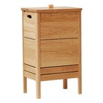 Cabinets, A Line laundry box, oak, Natural