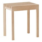 Lightweight stool, white oiled oak