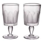 The Table Project Facet 02 stem glass, set of 2, clear