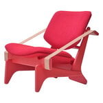 Fasetti Fauteuil lounge Jumbo, rouge saumon - rouge Hallingdal