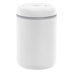 Kitchen containers, Atmos vacuum canister, 1,2 L, matte white, White