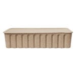 Ferm Living Paper pulp box, extra large, brown