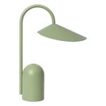 Ferm Living Lampada portatile Arum, verde tè