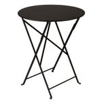 Patio tables, Bistro table, 60 cm, liquorice, Black