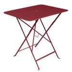 Tables de jardin, Table Bistro, 77 x 57 cm, rouge piment, Rouge
