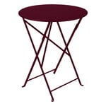 Patio tables, Bistro table, 60 cm, black cherry, Red