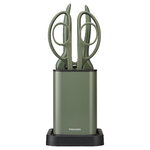 Set completo per la cura delle piante, 3 pezzi, verde - nero