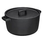 Casseruola con coperchio Folken, 6 L, nero