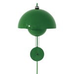 Flowerpot VP8 wall lamp, signal green