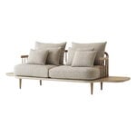 &Tradition Fly SC3 sofa with sidetables, white oiled oak - Karakorum 003