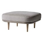 Poufs & ottomans, Fly SC9 pouf, smoked oak - Hot Madison 094, Gray