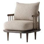 Armchairs & lounge chairs, Fly SC10 lounge chair, smoked oak - Karakorum 003, Beige