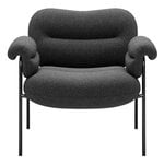 Bollo lounge chair,  Main Line Flax 28 - black