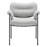 Dining chairs, Bollo chair, Lido 27 silver - black, Grey
