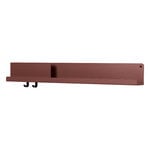 Wall shelves, Folded shelf, deep red, large, Red
