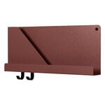 Wall shelves, Folded shelf, deep red, small, Red