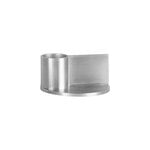 Frama Fundament candle holder, Form 1, stainless steel