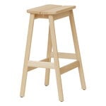 Angle bar stool, 65 cm, beech